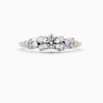 ceriserainbowCerise sormus GIA 050ct h si1 timantti valkokulta Diamond engagement ring
