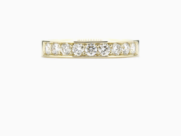 Grande Half eternity ring with Natural Diamonds